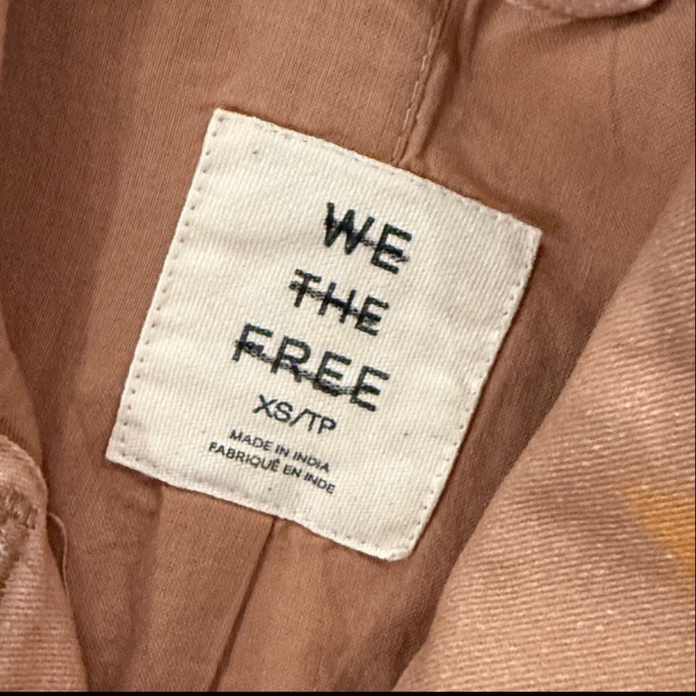 New Free People Charm Me Chore Jacket Size Xs - Picture 9 of 9